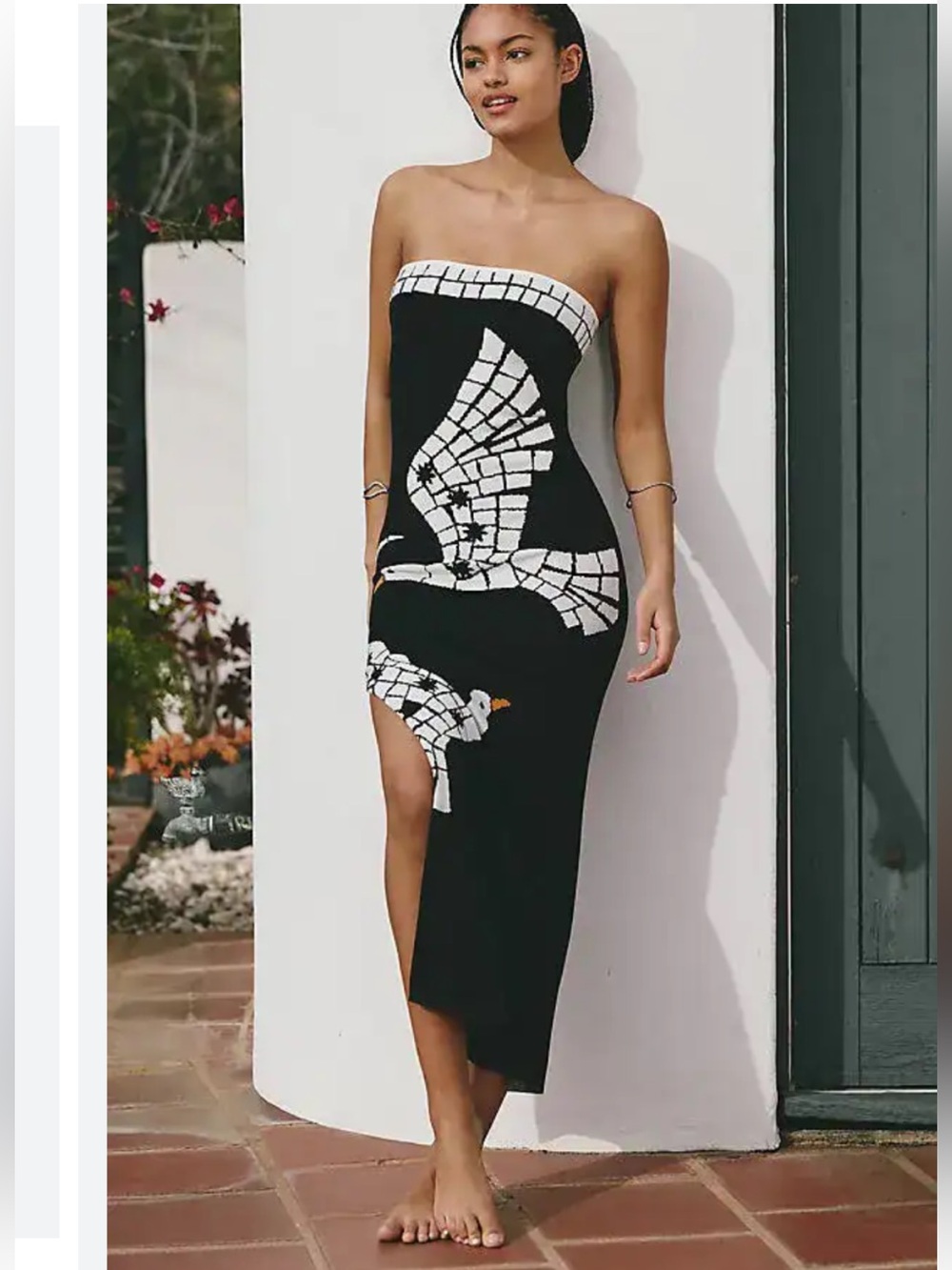 NWT retail $138 size S #Anthropologie,#Celandine. Mosaic Strapless Maxi Dress